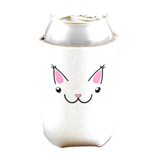 TOOLOUD KYU-T Ears - Kawa The Cute Critter Can and Bottle Insulator Cooler - White 2 Pack