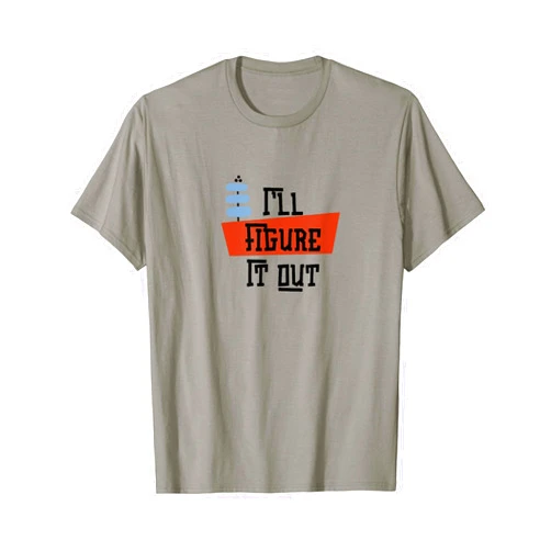 IFIO girl - I'll Figure It Out I'll Figure It Out - Mid Century Vintage design T-Shirt