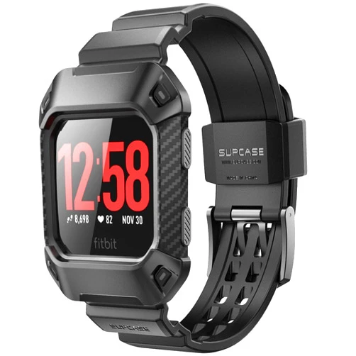 SUPCASE [Unicorn Beetle Pro] Rugged Buckle Case for Fitbit Ionic,Strap Replacement Bands for Fitbit Ionic Smartwatch