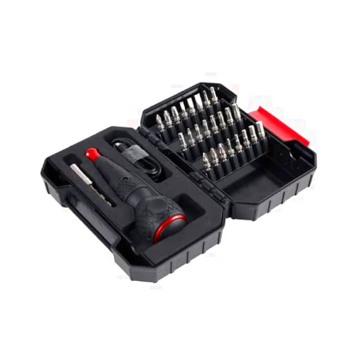 VESSEL BALL GRIP Rechargable Screwdriver with 25PC. Bit Set