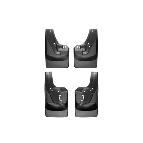 WeatherTech Custom No Drill Splash Guard MudFlaps for Ram 2500/3500, Ram Truck 2500/3500 - Front & Rear Set (110109-120109), Black
