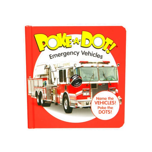 Melissa & Doug 41355 Poke-a-Dot Emergency Vehicles | Activity Books | 3+ | Gift for Boy or Girl