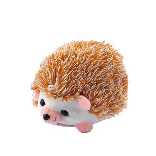 Hilsayum 1 Piece Fluffy Sewing Pin Cushion Cute Hedgehog Shape Needle Cushions Holder Sewing Accessories for Quilting DIY Crafts Patchwork (Brown)