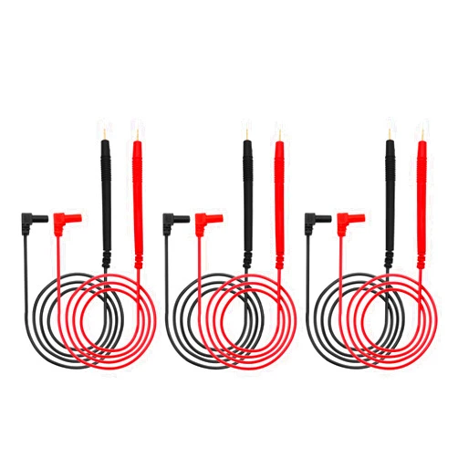 HengTianMei 3 Flexible Multimeter Test Lead Kit, CAT III 1000V 10A, Volt Test Lead for Measurement Accurately with Standard 4mm Banana Plug, for Most Brands Digital Multimeters, Electronic Clamp Meter