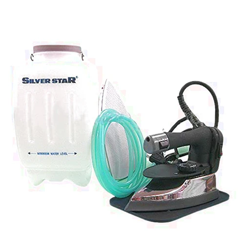 Silver Star ES-300 Gravity Feed Industrial Electric Steam Iron Set