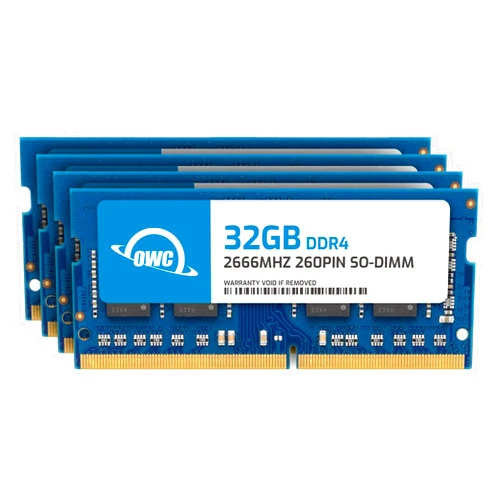 OWC 128GB (4 x 32GB) PC21300 DDR4 2666MHz 260pin SO-DIMMs Memory Ram Upgrade Compatible with 27