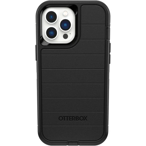 OtterBox Defender Series Screenless Edition Case for iPhone 13 Pro Max & iPhone 12 Pro Max (Only) - Case Only - Microbial Defense Protection - Non-Retail Packaging - Black