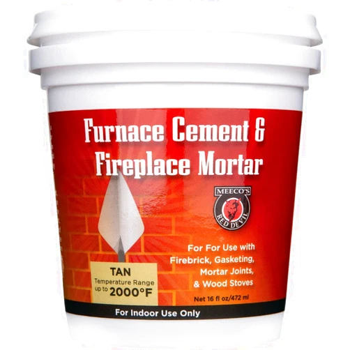 MEECO'S RED DEVIL 1373 Furnace Cement and Fireplace Mortar