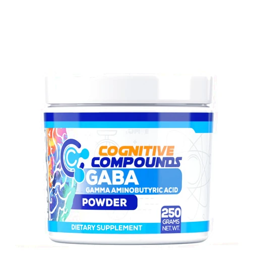 COGNITIVE COMPOUNDS GABA Powder - Improved Mood & Sleep Health - 250 Grams - Cognitive Compounds