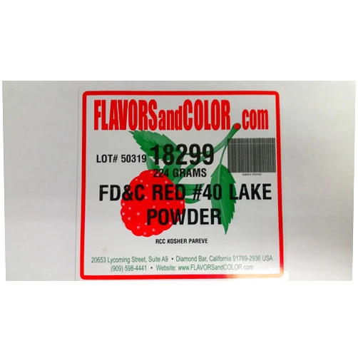 FLAVORSandCOLOR.com FD&C Red #40 Lake 227 Grams
