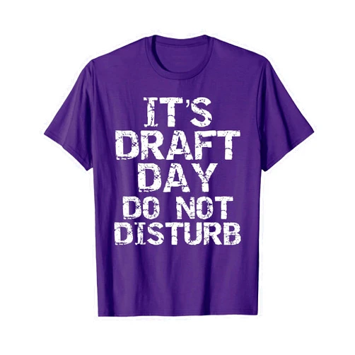 Funny Fantasy Football Winner Gifts Design Studio Funny Fantasy Football Draft It's Draft Day Do Not Disturb T-Shirt
