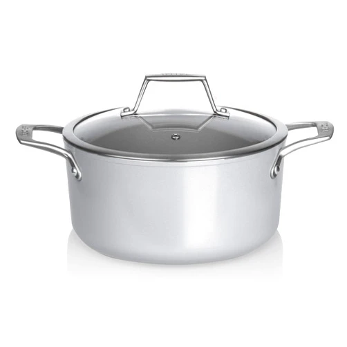 TECHEF - CeraTerra Collection, 5-quart Ceramic Nonstick Soup Pot with Glass Lid (PFAS, PTFE, and PFOA Free), Made in Korea (5-quart)