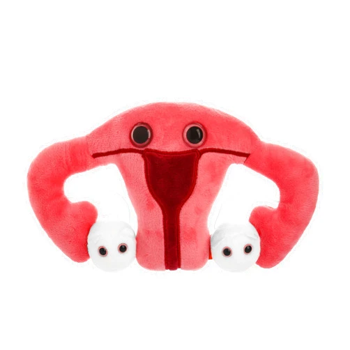GIANT MICROBES GIANTmicrobes Uterus Plush Toy, Uterus Stuffed Animal, Uterus Gifts, Uterus Plush, Hysterectomy Gifts, Endometriosis Gifts, Gynecologist Gifts,Obgyn Gifts, Feminist Gifts, Fertility Gift,Get Well Gift