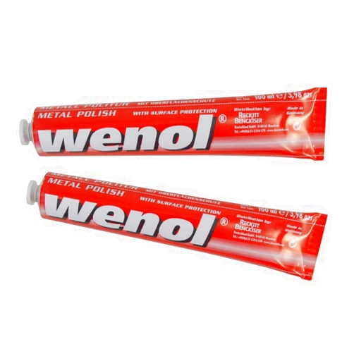 Wenol Metal Polish Shiner with Surface Protection, Set of 2