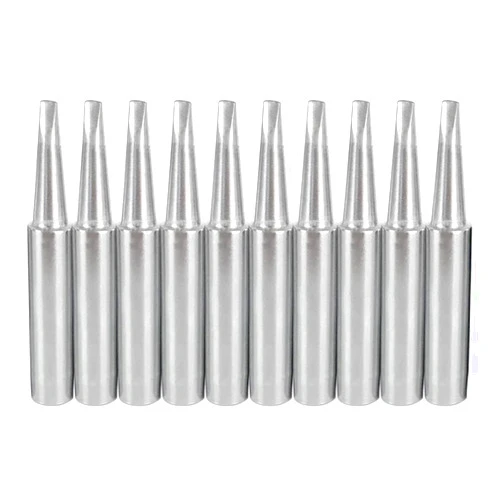 SeonFook 10 PCS 900M-T-2.4D Soldering Iron Tips Replacement Solder Tips Kit Compatible with Hakko, Radio Shack, Atten, Quick, Aoyue, Yihua, Vastar Soldering Station, Welding Equipment & Accessories