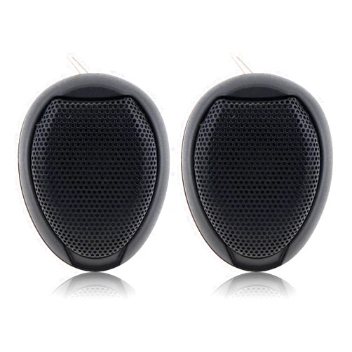 DriSentri Car Tweeters, 2pcs 1000W Universal High Efficiency Mini Dome Tweeter Speakers for Car Audio System, Black