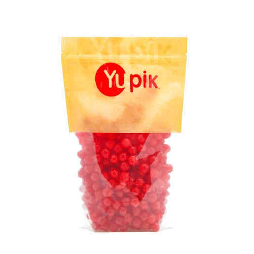 Yupik Sour Cherry Candies, 2.2 lb, Cherry-Flavored Balls, Sweet & Tart, Chewy Red Gummies, Fun Treat, Sweet Candy, Delicious Snack, Ideal for Gifting, Holidays & Decorating