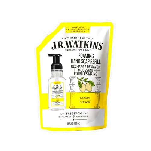 DAONEG J.R. Watkins Liquid Foaming Hand Soap Lemon Refill, Pack of 1 - SET OF 3