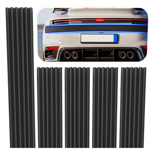 VKQTS Bumper Guards for Cars,5-Pack Anti-Collision Car Bumper Protector with 6-Hole Shock Absorption,Self Adhesive Rubber Front & Rear Bumpers Protector for Most SUVs Trucks