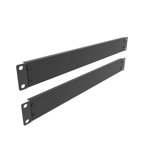 Jingchengmei 2 Pack 1U Metal Disassembled Blank Panel 1U Rack Mount Spacer for 19in Server Rack Enclosure or Network Cabinet, Black (ABPA2PC)