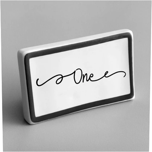 Sean Raine Designs Elegant Wedding Table Numbers ~ Choose Shape