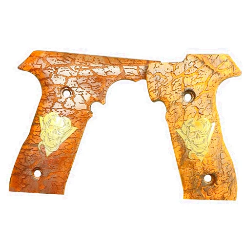 Salvatore Walnut Patterned Handle Grips for Zigana Niche Special Production