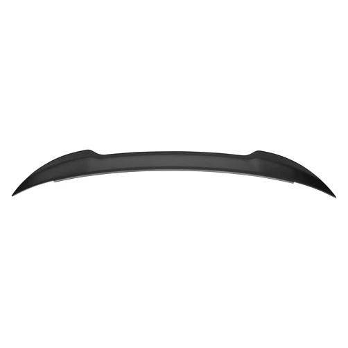IKON MOTORSPORTS, Rear Trunk Spoiler Compatible with 2015-2023 Dodge Charger, Trunk Spoiler Wing Lip ABS Matte Black V3 Style, 2016 2017 2018 2019 2020
