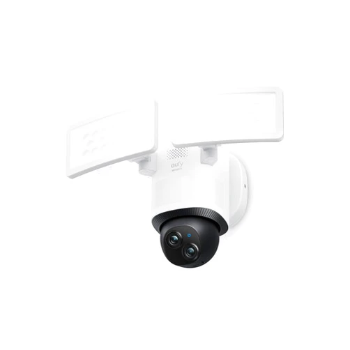 eufy Security Camera Floodlight Camera E340 Wired, Security Camera Outdoor, 360° PTZ, 24/7 Recording, 2.4G/5G Wi-Fi, 2000 LM, Motion Detection, Built-In Siren, Dual Cam, HB3 Compatible, No Monthly Fee