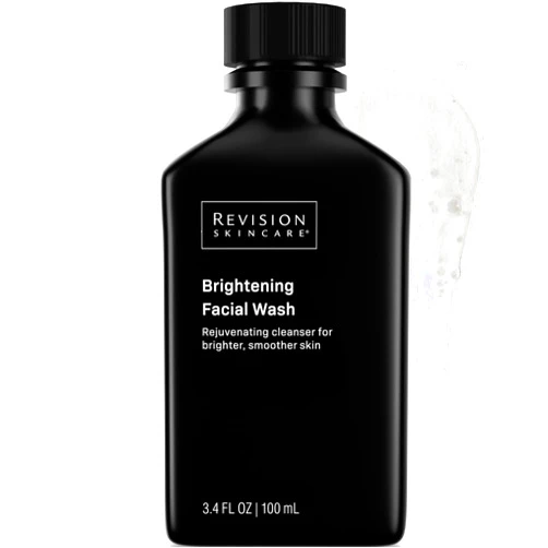 Revision Skincare Brightening Facial Wash, Daily Face Wash for Oily and Combination Skin with Vitamin C, Glycolic Acid, and Salicylic Acid to Brighten, Exfoliate, and Remove Impurities, 3.4 fl oz