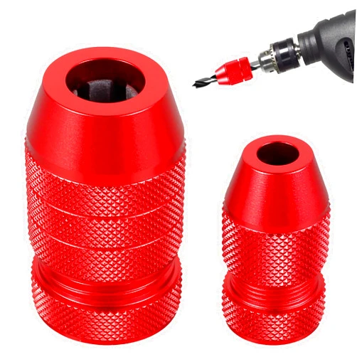 Kjcbkcb 2Pcs Drill Depth Stop, Adjustable Drill Bit Stop Collar Set, Aluminum Alloy Drill Stop, Precise Drills Size Range 5/64inch-3/16inch 15/64inch-7/16inch for Furniture Tile Metal Wood