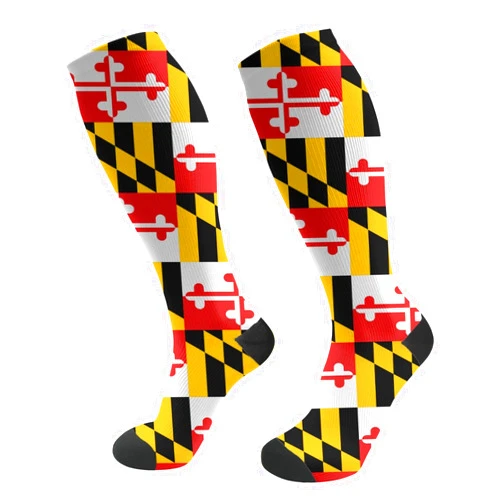 ACDRUING Unisex Compression Socks 15-20mmhg Over The Calf Socks Men & Women Socks For Running,Nurses,Flight,Travel