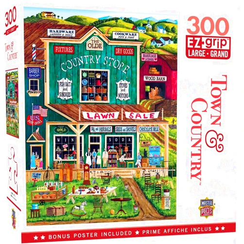 MasterPieces 300 Piece EZ Grip Jigsaw Puzzle - The Old Country Store - 18