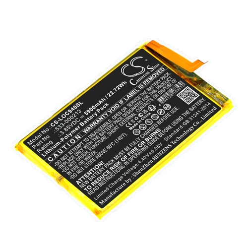 DRAWBELL Battery for L'ogitech G Cloud，940-000198，GR0006,fit Part NO:533-000213(5900mAh)