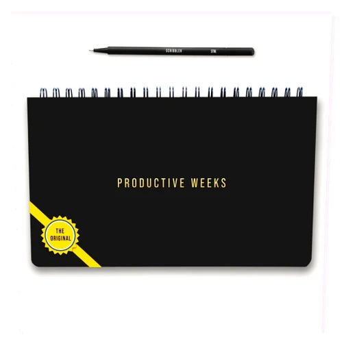 Scribbles That Matter Undated Weekly Planner 2025 | Daily Agenda To Do List Notepad Day Planner Notebook | Monthly School Task, Work Schedule Planners | Yearly Horizontal Calendar Spiral Desk Organizer | Habit Tracker