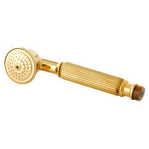 Kingston Brass K107A2 Vintage Hand Shower Head, Polished Brass 6.88 x 2.06 x 1.75