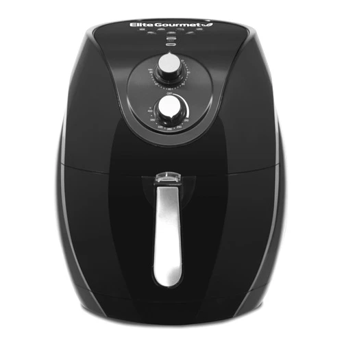 Elite Gourmet EAF-658 Electric 6.5Qt Air Fryer, XXL Capacity, 4.75Lbs of Food, 1700WOil-Less Healthy Cooker Timer & Temperature Controls, 26 Recipe Cookbook