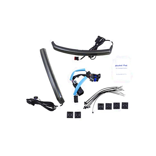 Custom Dynamics LED Saddlebag Lights for Indian Pursuit and Challenger - Smoke
