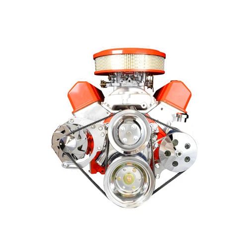 ICT Billet SBC Alternator/Power Steering Pump Accessory Drive Bracket Kit for Double Hump Heads 305 327 350 383 5.0L 5.7L V8 Designed & Manufactured in the USA 551576