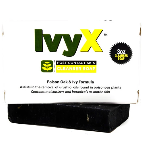 CoreTex Ivy X Cleanser Natural Poison Ivy Soap Bar (Large) - USA Hand-Made Soap for Poison Ivy, Poison Oak, & Poison Sumac Relief - Use After Contact to Remove the Itch Before it Starts