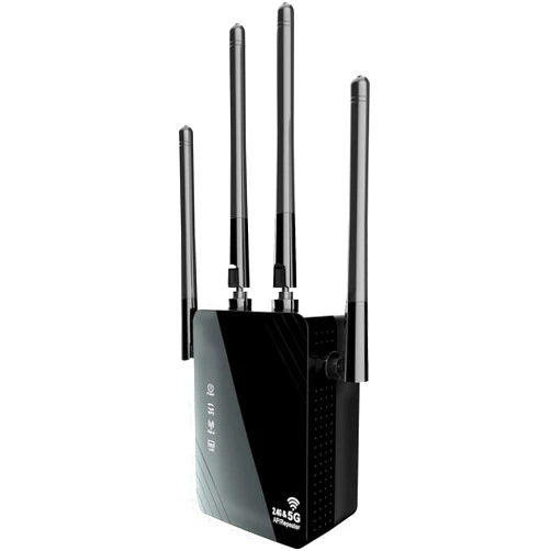 Koldwater WiFi Extender Signal Booster for Home, WiFi Booster Covers Up to 12880 Sq.ft and 105 Devices, 1200Mbps Wall-Through Strong Internet Booster, Dual Band with Ethernet Port & AP Mode