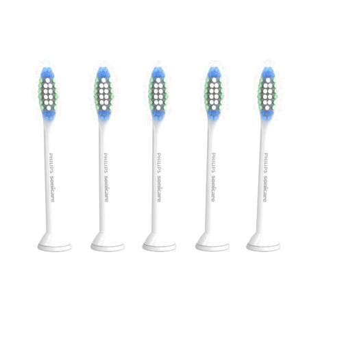 Philips Sonicare Simply Clean Replacement Toothbrush Heads, HX6015/03, 5 Count