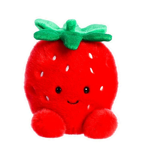 Aurora® Adorable Palm Pals™ Juicy Strawberry™ Stuffed Animal - Pocket-Sized Play - Collectable Fun - Red 5 Inches