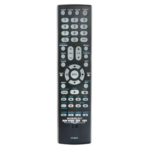 AULCMEET CT-90275 Replace Remote Control Compatible with Toshiba TV 40RV525U 37AV502R 37AV52R 32AV502R 32AV52R 40RV52R 40RV525R 46XV640U 40XV645U 46XV645U 52XV645U 26AV52R 40XV640U 40RV52U 26AV502R 46RV525R