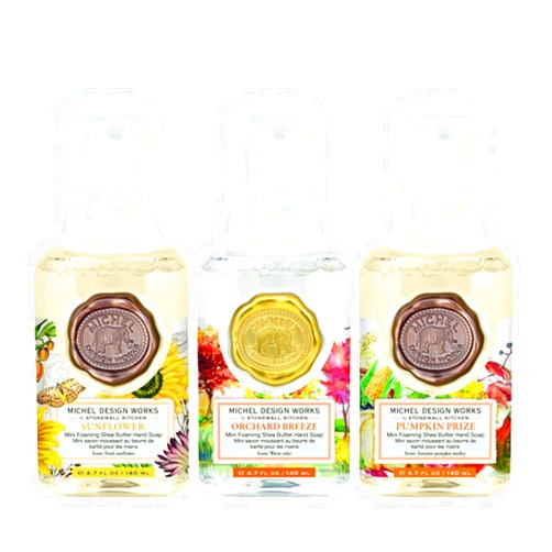 Michel Design Works Mini Foaming Hand Soap Set, Autumn Scents (819056)