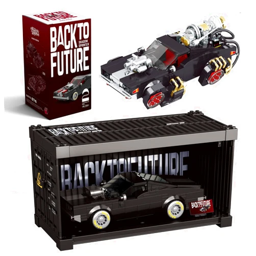 DOXIBAOZO Technic Car Building Set with Container, Race Toy Car Can Convertible into 2 Shapes, 582 Blocks Building Toy for Boys, Girls, Teens, Adults, Collectible Vehicle Model with 2 Display Styles