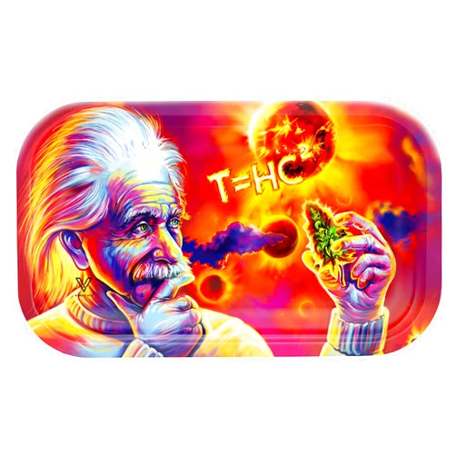 V. Syndicate V Syndicate Metal Tray - 10.5 x 6.25 x 1 Inches - High Resolution Anime Printing - Durable and Stylish Cartoon Tray (Medium, Solar Flare)