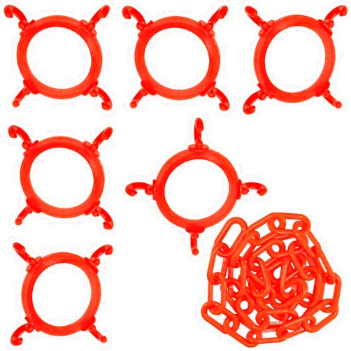 Mr. Chain Cone Chain Connector Kit, Traffic Orange (97413-KIT)