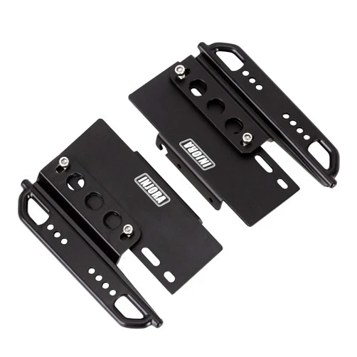 INJORA RC Side Pedal Set Metal Rock Sliders Upgrade Parts for Axial SCX24 C10 AXI00001 1/24 RC Crawler Car, 2PCS