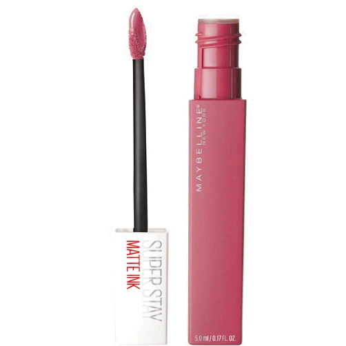 Maybelline Super Stay Matte Ink Liquid Lipstick Makeup, Long Lasting High Impact Color, Up to 16H Wear, Lover, Mauve Neutral, 1 Count