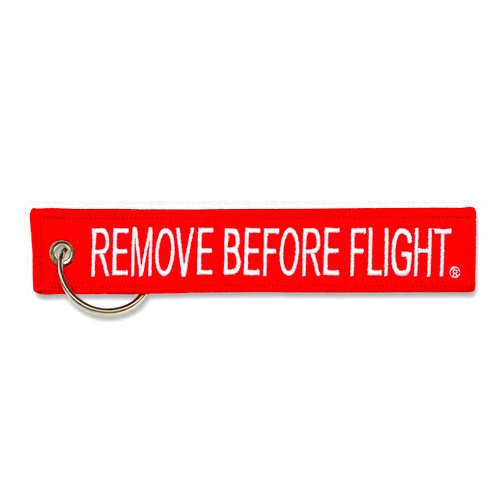 Apex Imports Remove Before Flight Key Chain Aviation ATV UTV Motorcycle Pilot Crew Tag Lock
